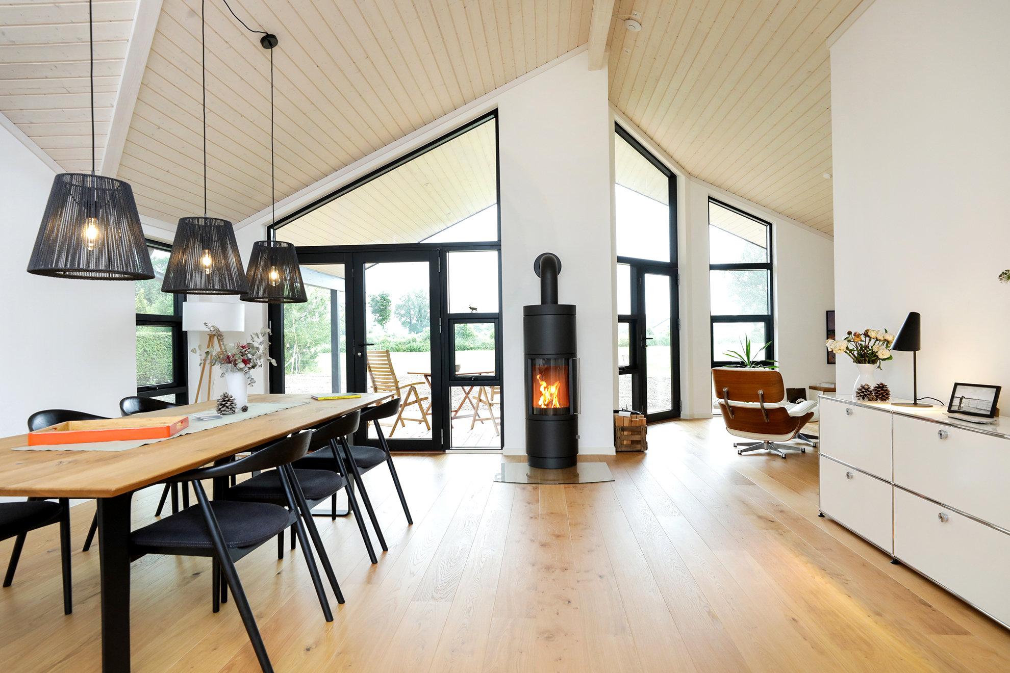 Das Paar liebt die Natur